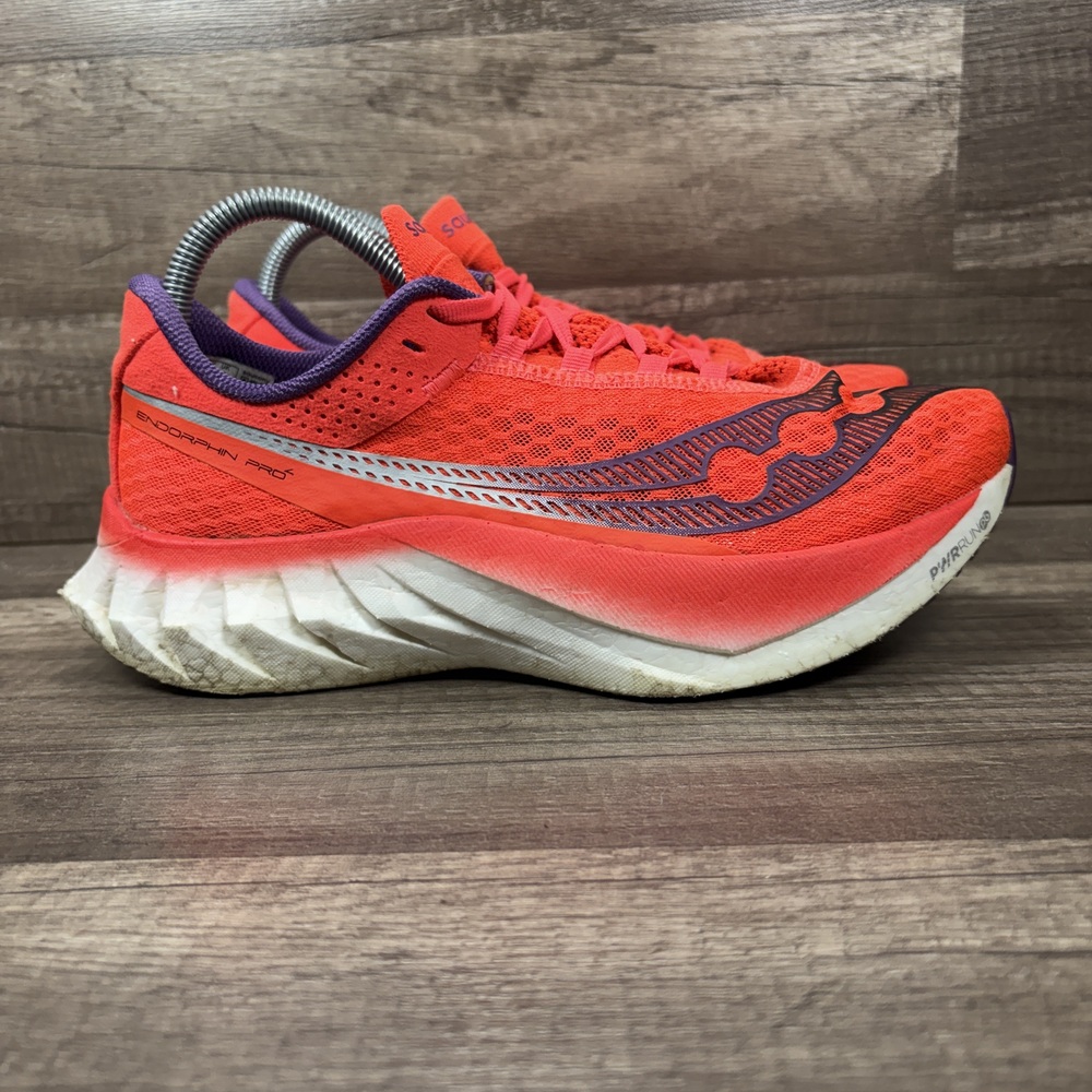 Saucony Endorphin Pro 4 Orange Purple Womens US Size 9 S10939-125 Running Shoes